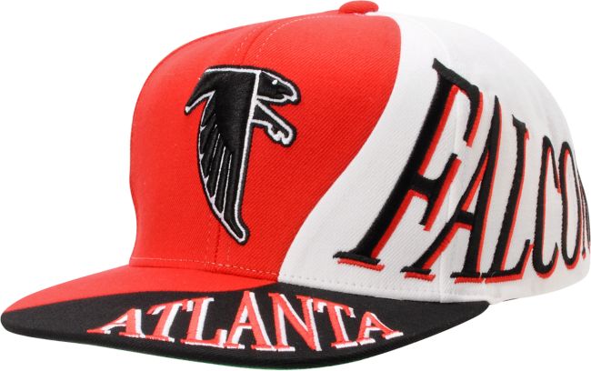 NFL Mitchell And Ness Atlanta Falcons Skew Snapback Hat