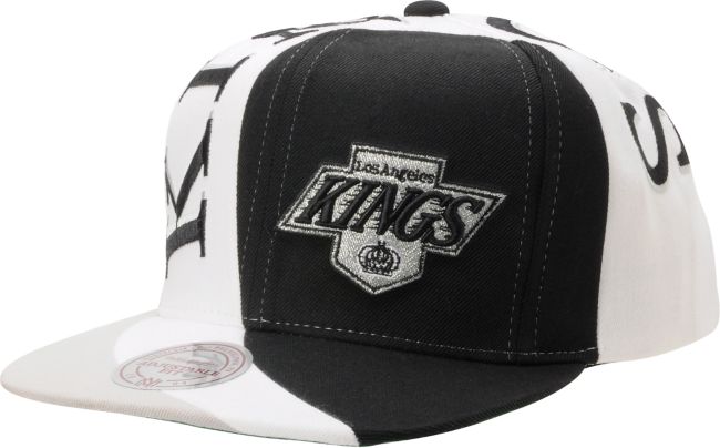 NHL Mitchell And Ness Los Angeles Kings Swirl Snapback Hat