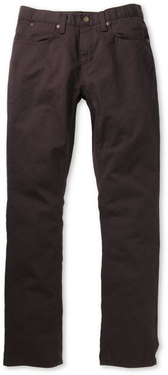 Free World Messenger Skinny Black Cherry Twill Pants