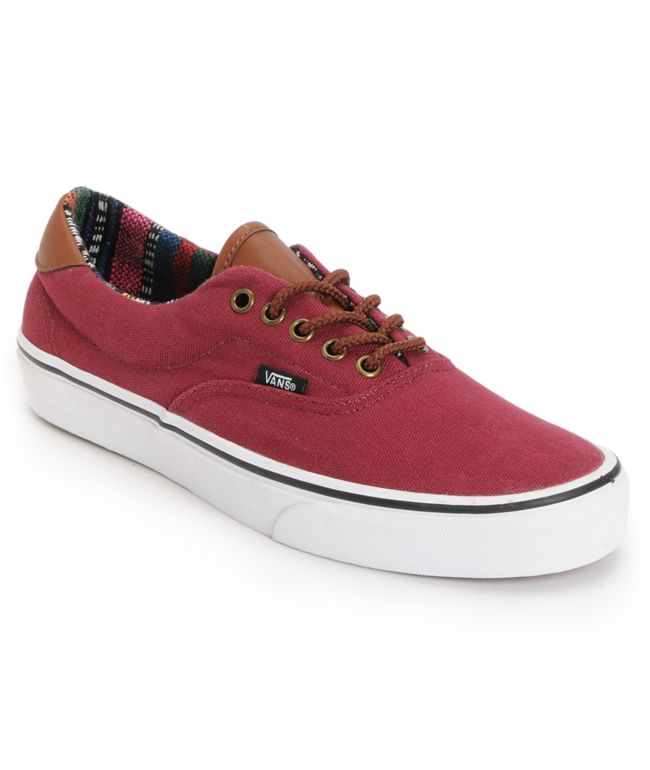 Vans Era 59 Tawny Port & Guate Canvas Shoe