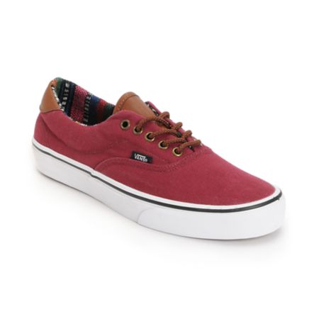 Vans Era 59 Tawny Port & Guate Canvas Shoe