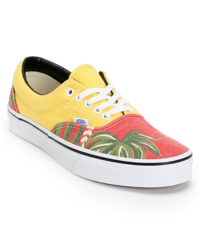Vans Era Van Doren Hawaiian Red Canvas Shoe