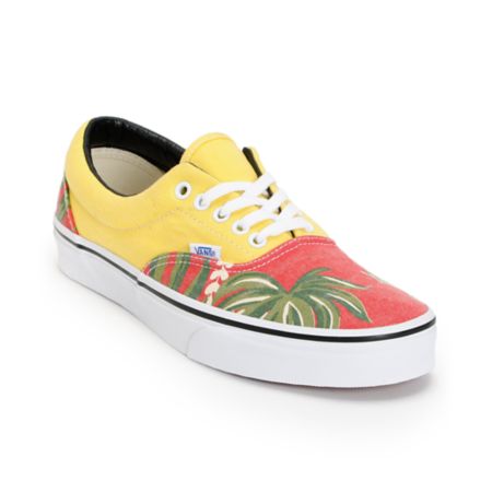 Vans Era Van Doren Hawaiian Red Canvas Shoe