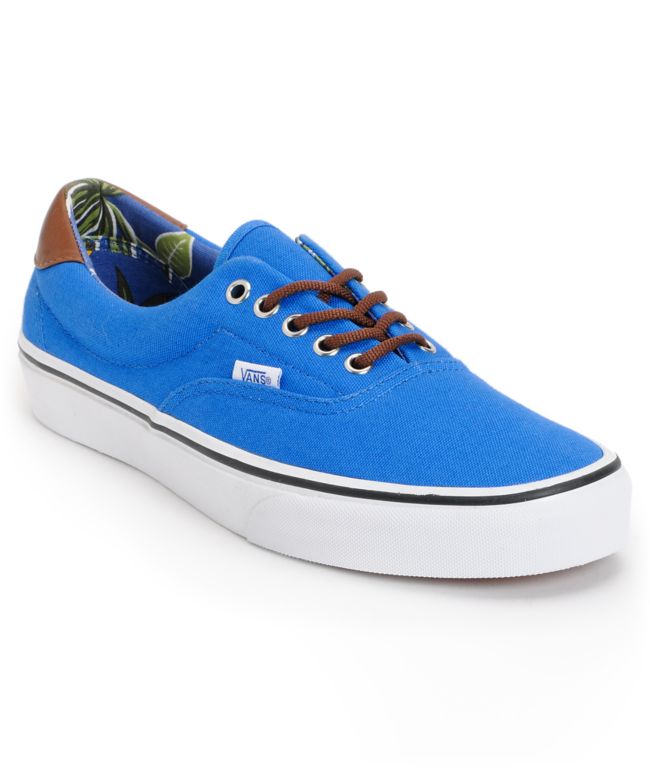 Vans Era 59 Blue & Aloha Print Canvas Shoe