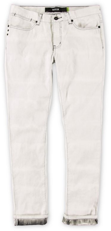 KR3W White Tie Die K Skinny Jeans