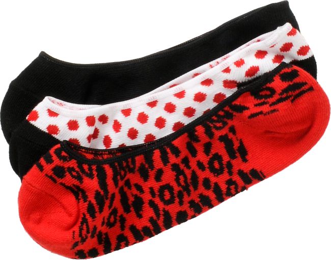 Empyre Girls 3-Pack Bengal No Show Socks