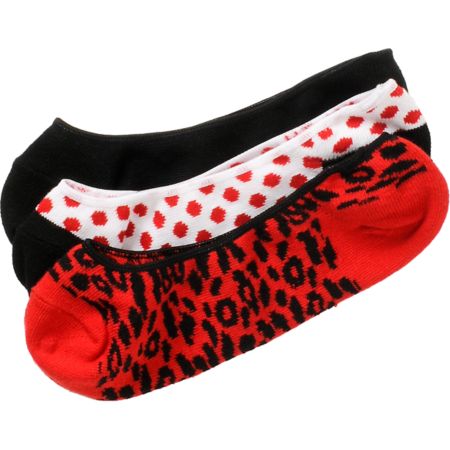 Empyre Girls 3-Pack Bengal No Show Socks