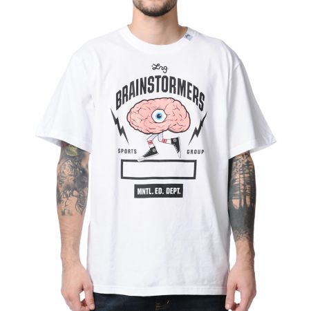 LRG Brainstormer White Tee Shirt