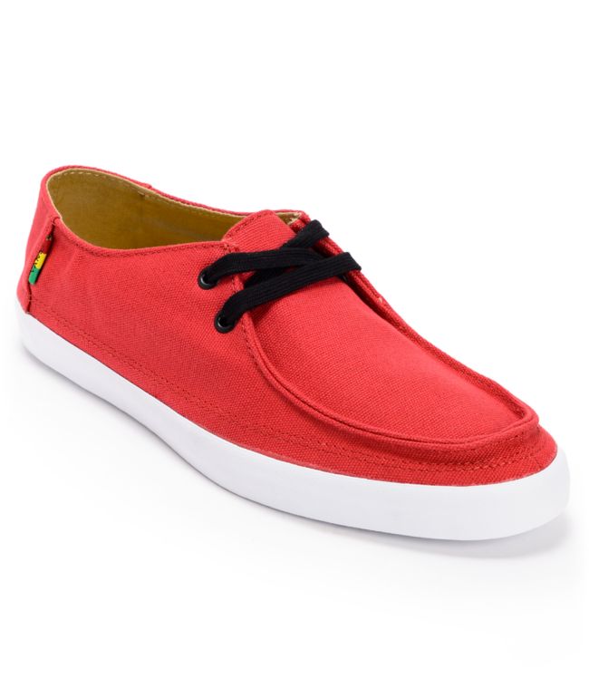 Vans Rata Vulc Rasta Chili Pepper Red  Shoe