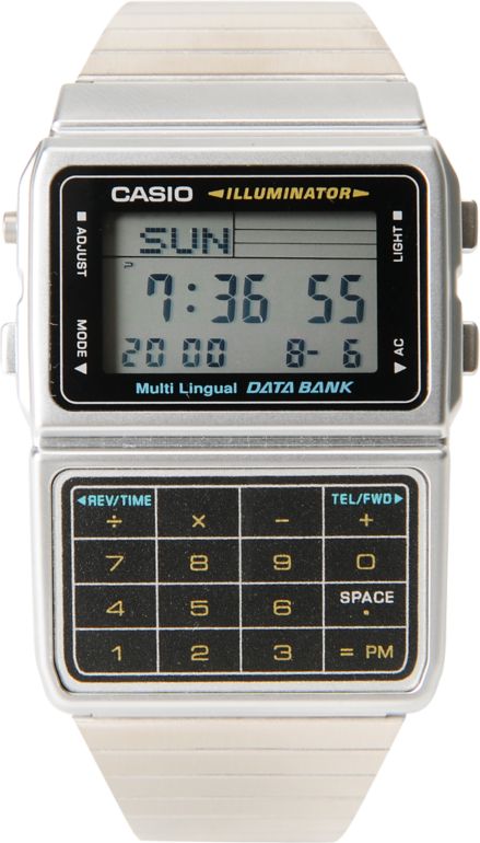 Casio DBC611-1 Silver Databank Watch