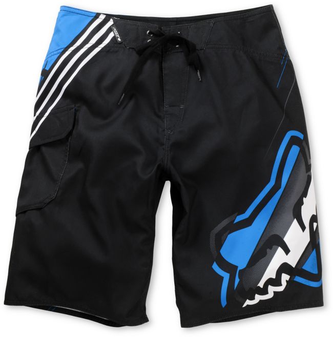 Fox Boys Hashed Black Board Shorts