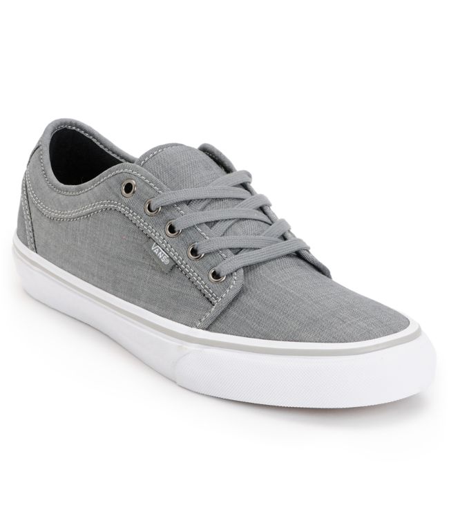 Vans Chukka Low Chambray Grey Skate Shoe