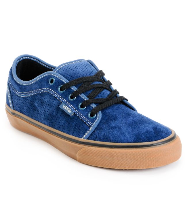 Vans Chukka Low Navy & Gum Skate Shoe