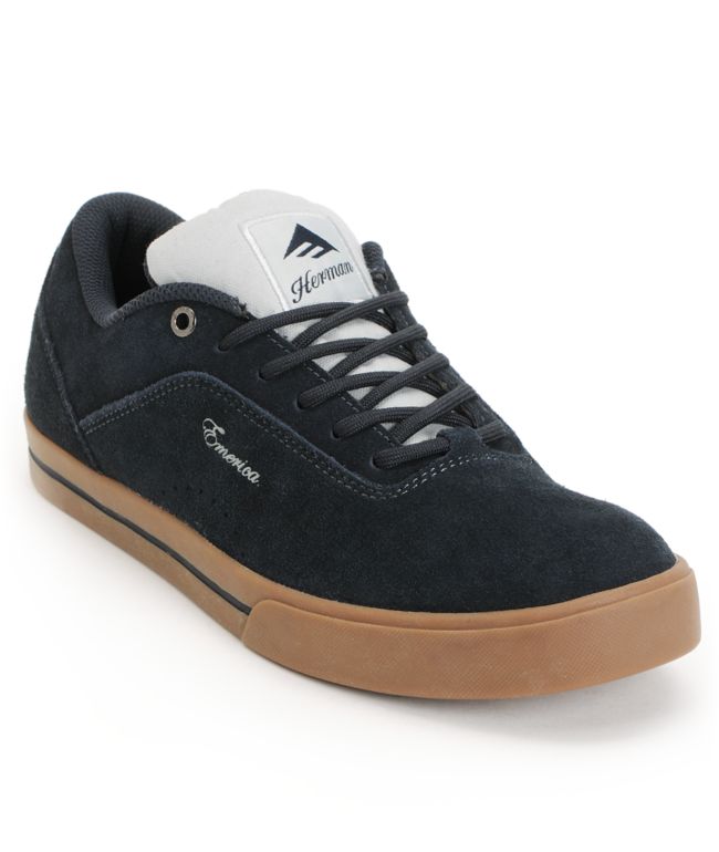 Emerica G-Code Bryan Herman Navy & Gum Skate Shoe
