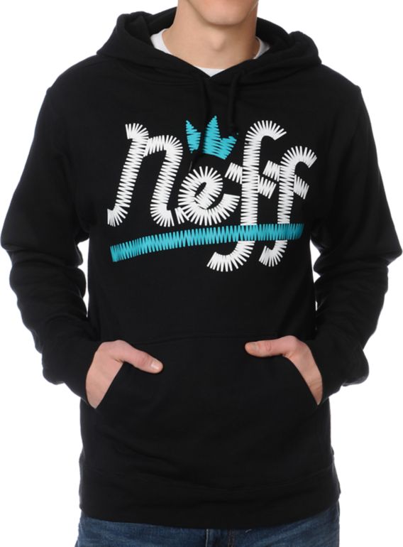 Neff Brookstitch Black Pullover Hoodie