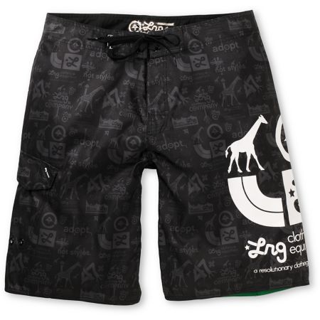 LRG Core Logo Black 21 Board Shorts
