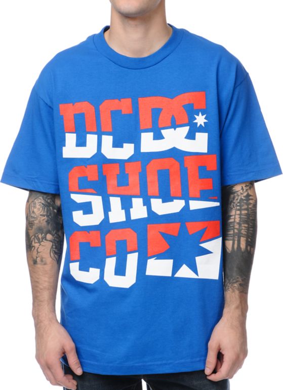 DC Differential Blue Tee Shirt
