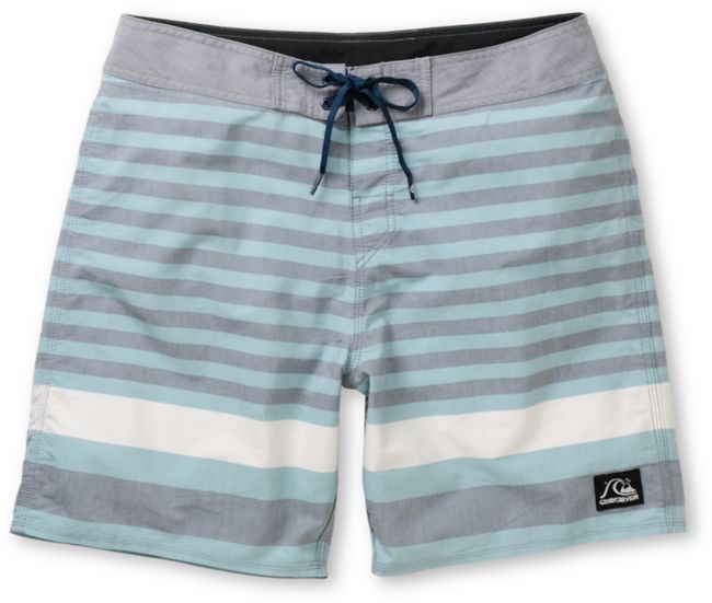 Quiksilver Biarritz Blue Stripe 19 Board Shorts