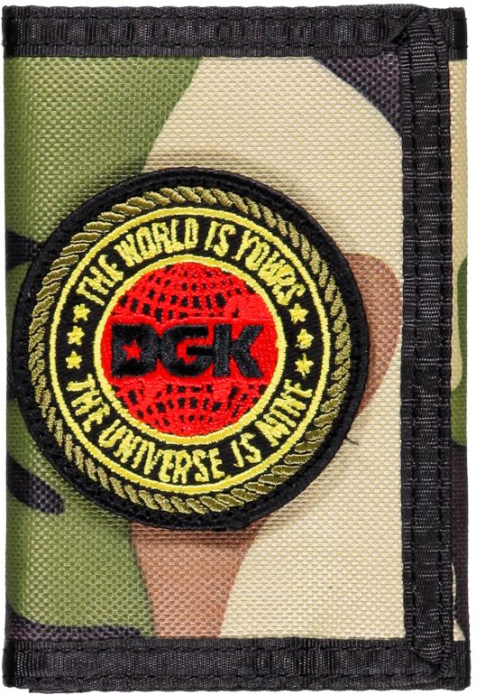 DGK Universe Camo Tri-fold Wallet