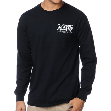 LRG Gold Standard Black Long Sleeve Shirt