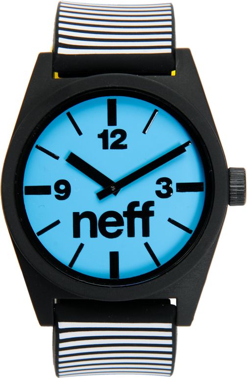 Neff Daily Black Stripe Analog Watch