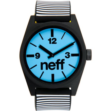 Neff Daily Black Stripe Analog Watch