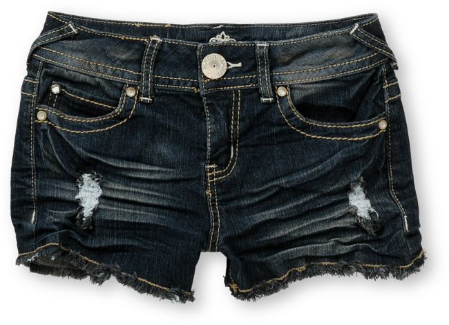 Almost Famous Lizette Indigo Cut Off Shorts