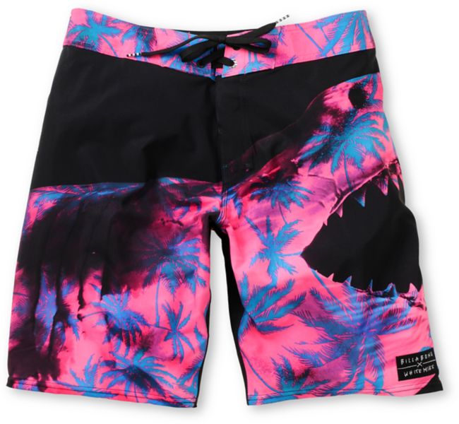 Billabong Sweet Tooth Black & Pink 20 Board Shorts