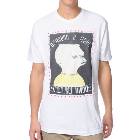 Summer Teeth Summer Donkey White Tee Shirt