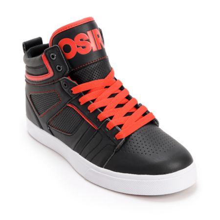 Osiris Raider Black & Red Skate Shoe