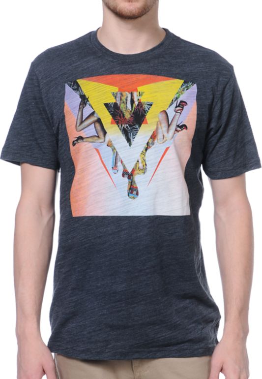 Volcom Emily Hoy Heather Black Tee Shirt