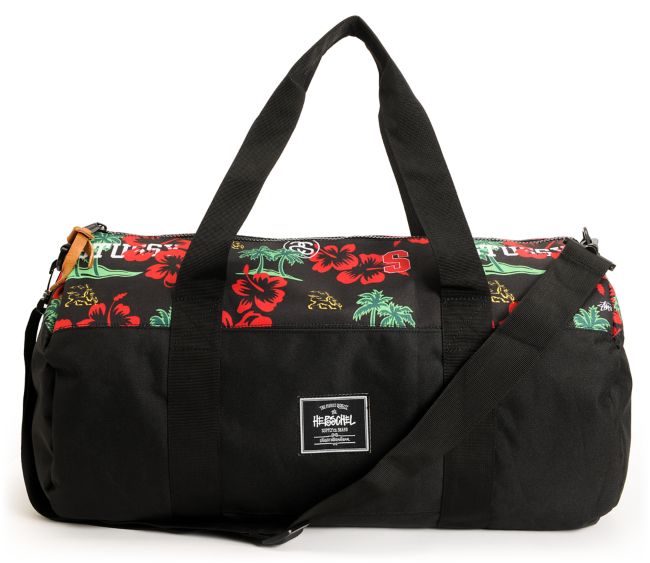 Herschel Supply x Stussy Sutton Black Duffle Bag