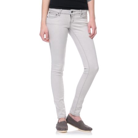 Empyre Girls Logan Chalk Grey Skinny Jeggings