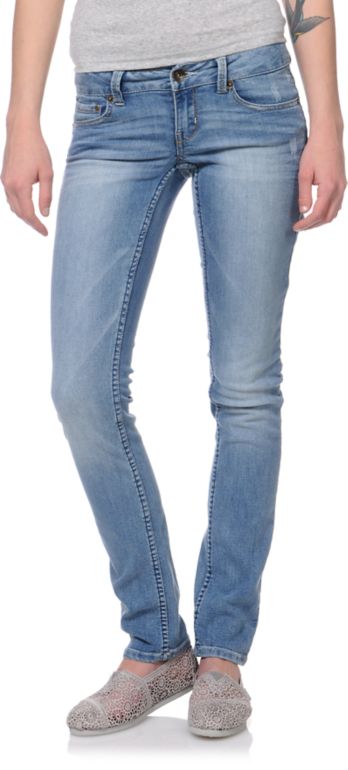 Empyre Girls Hannah Solar Blue Skinny Jeans