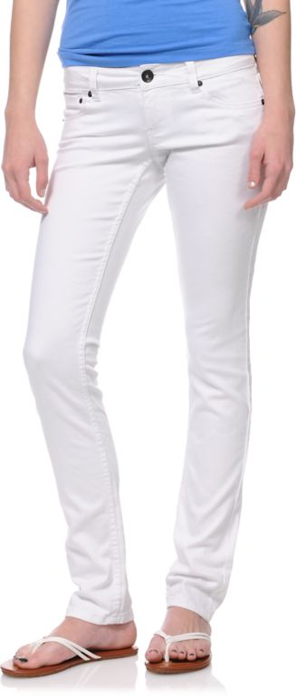 Empyre Girls Hannah White Skinny Jeans