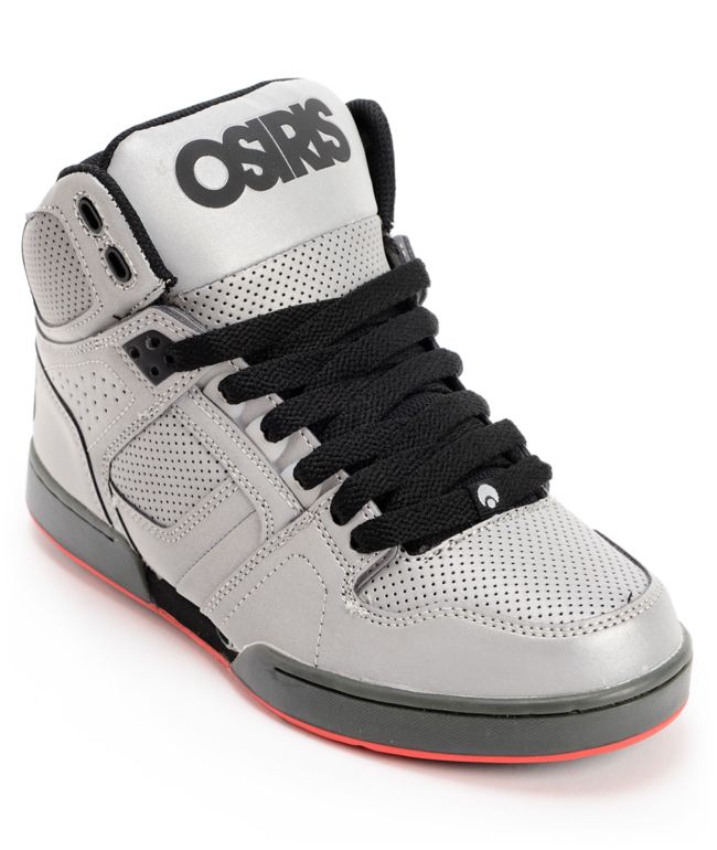 Osiris Kids NYC 83 SE Sliver Flash Reflective Skate Shoes