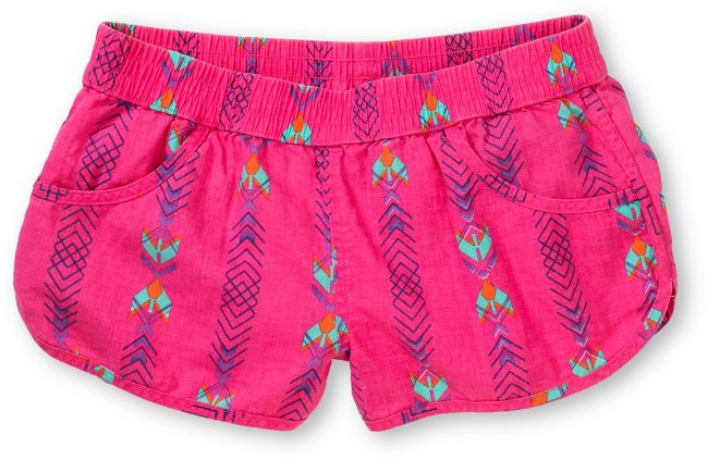 Volcom Girls Ride Easy Pink Beach Shorts