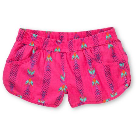 Volcom Girls Ride Easy Pink Beach Shorts