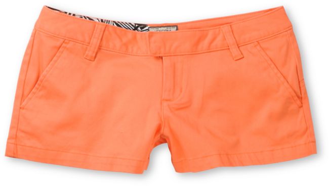 Volcom Girls Frochickie Coral Shorts