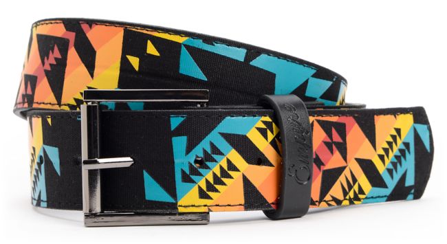 Empyre Canyons Black Leather Belt