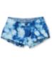 Element Descent Blue Tie Dye Cut Off Shorts