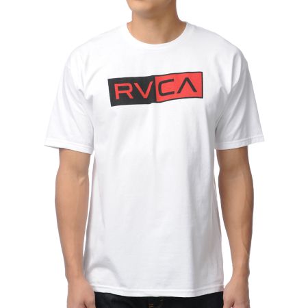 RVCA Division White Tee Shirt