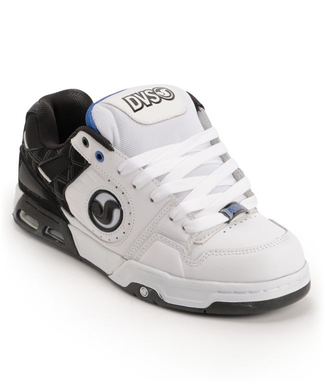 DVS Tracker Heir Black, White & Blue Skate Shoe