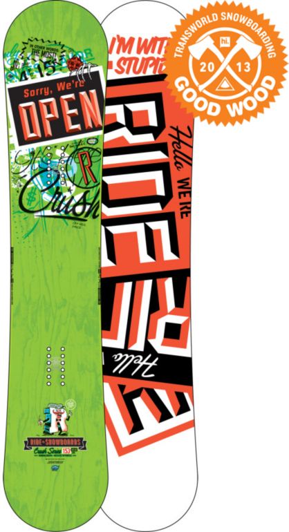 Ride Snowboards Crush 153cm Wide Snowboard 2013