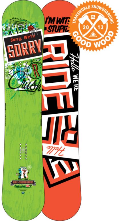 Ride Snowboards Crush 156cm Wide Snowboard 2013