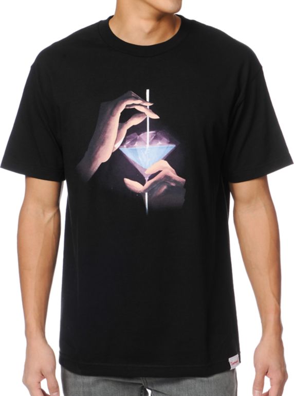 Diamond Supply Taste The Diamond Life Black Tee Shirt