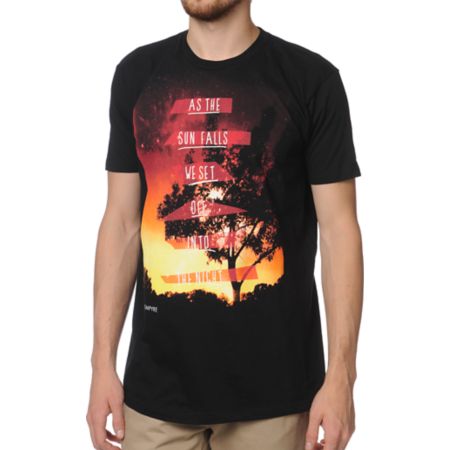 Empyre The Night Falls Black Tee Shirt