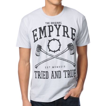 Empyre Tried And True Silver Grey Tee Shirt