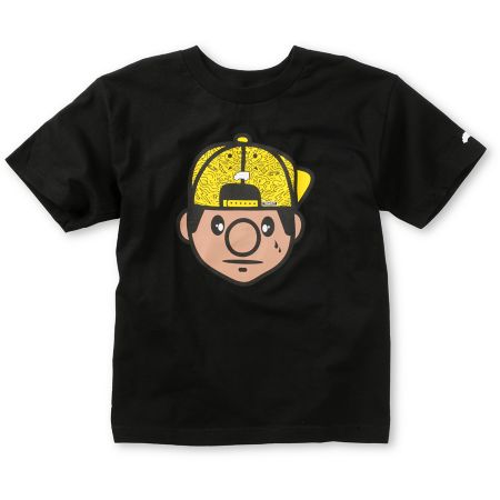 Trukfit Boys Tommy Harring Black Tee Shirt