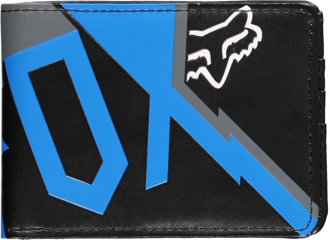 Fox Fall Out Black & Blue Bifold Wallet